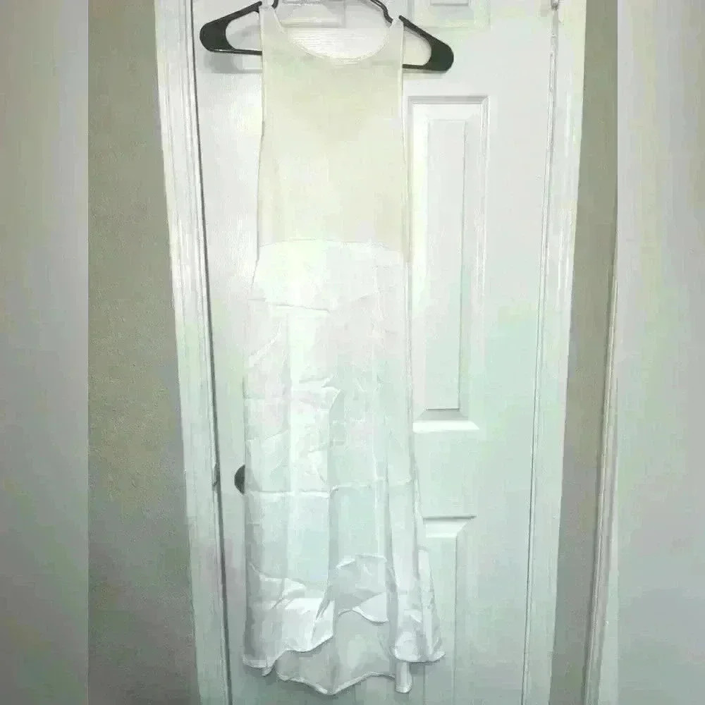 Anthropology Maxi white dress size S - Picture 12 of 16